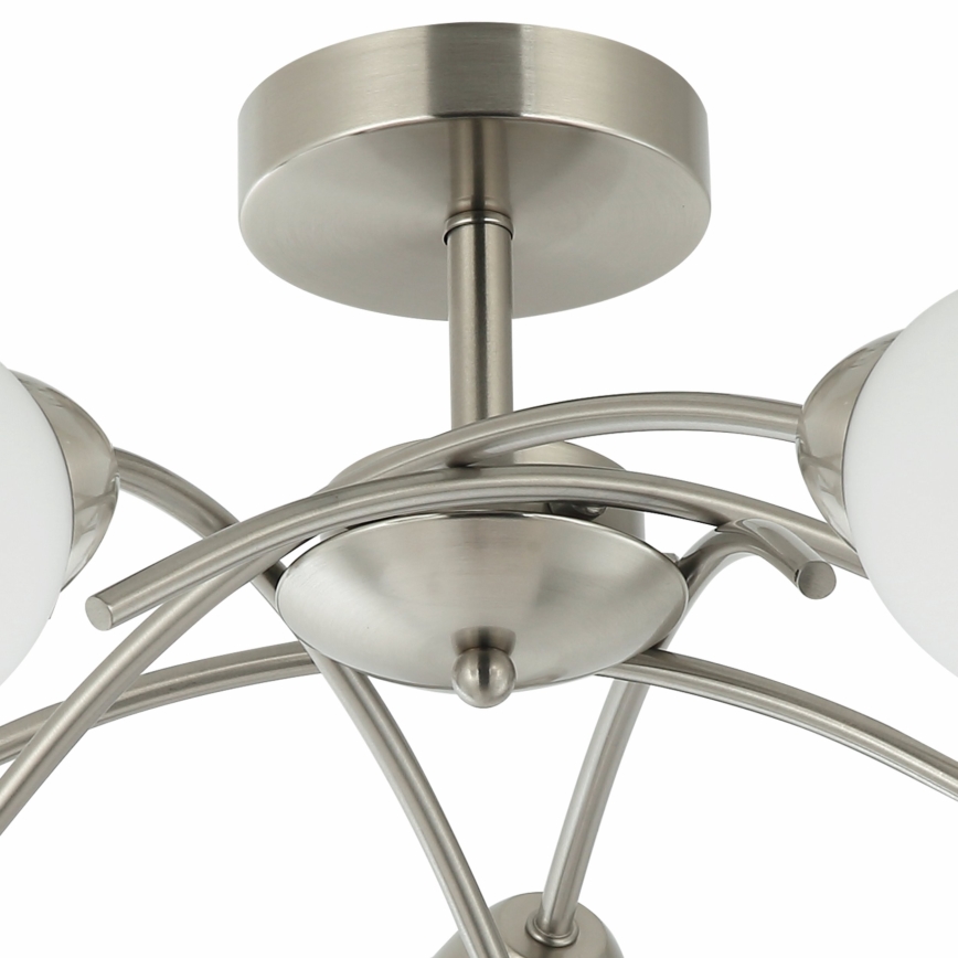 Candelabro integrado DONNA 5xE27/60W/230V níquel