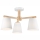 Candelabro integrado ELLIE 3xE27/60W/230V faia - FSC certificado