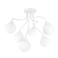 Candelabro integrado HOLLY 6xG9/5W/230V branco