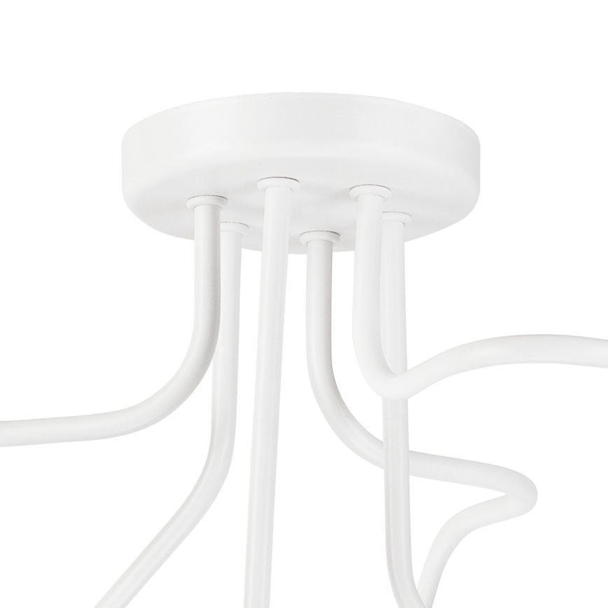 Candelabro integrado HOLLY 6xG9/5W/230V branco