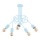 Candelabro integrado infantil  TANGO 5xE27/60W/230V AZUL