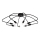 Candelabro integrado INFINITA 8xE14/60W/230V