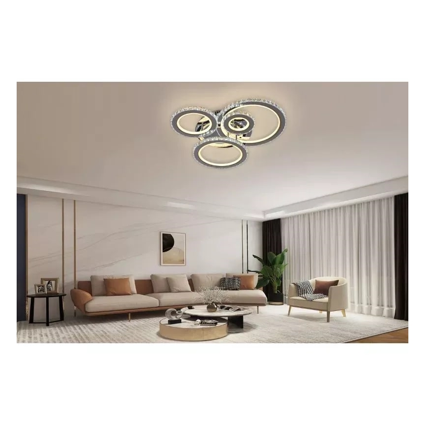 Candelabro integrado LED com regulação LED/120W/230V 3000-6500K + controlo remoto