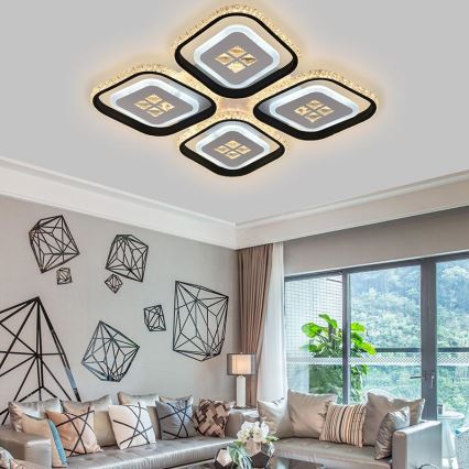 Candelabro integrado LED com regulação LED/130W/230V 3000-6500K + controlo remoto