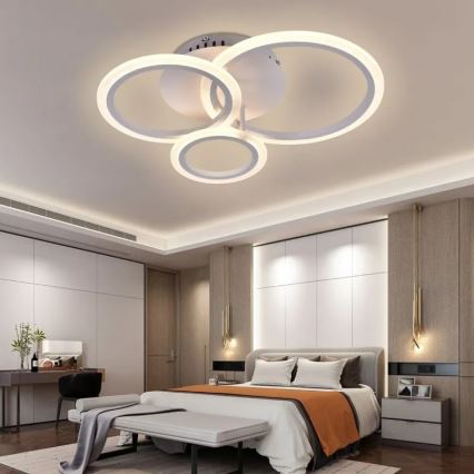 Candelabro integrado LED com regulação LED/40W/230V 3000-6500K branco + controlo remoto