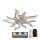 Candelabro integrado LED com regulação LED/65W/230V 3000-6500K branco + controlo remoto