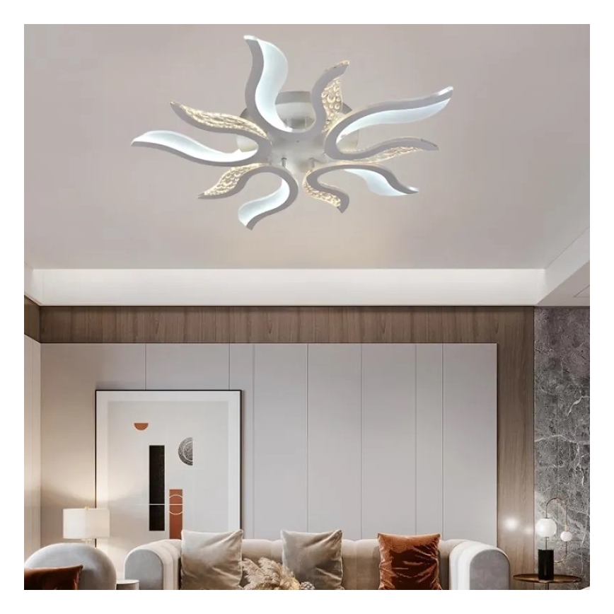 Candelabro integrado LED com regulação LED/65W/230V 3000-6500K branco + controlo remoto
