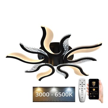 Candelabro integrado LED com regulação LED/65W/230V 3000-6500K preto + controlo remoto