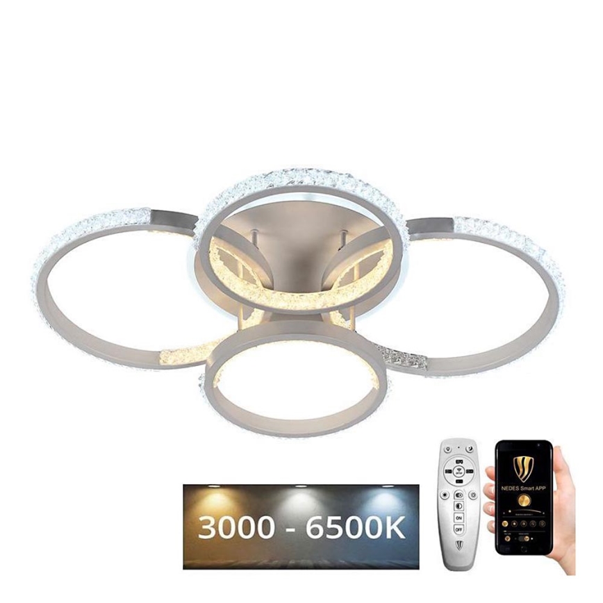 Candelabro integrado LED com regulação LED/80W/230V 3000-6500K + controlo remoto