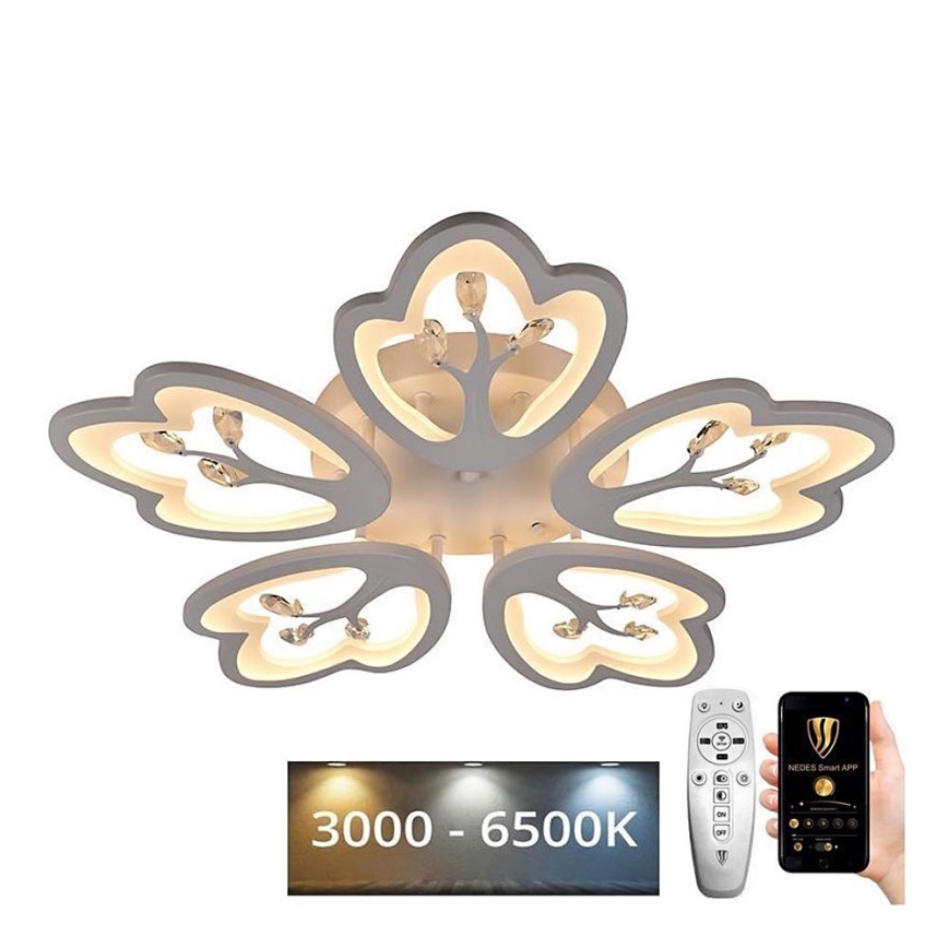 Candelabro integrado LED com regulação LED/80W/230V 3000-6500K + controlo remoto