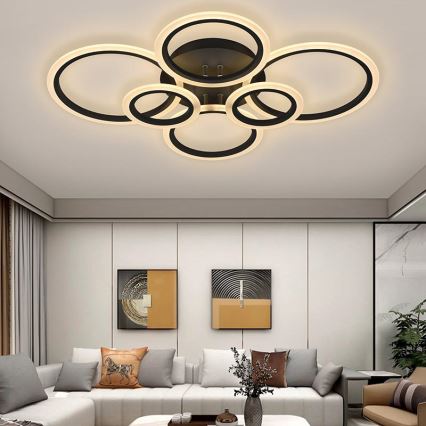 Candelabro integrado LED com regulação LED/85W/230V 3000-6500K + controlo remoto