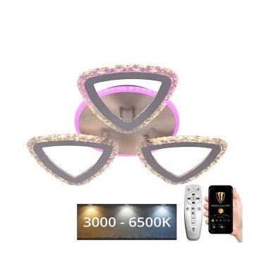 Candelabro integrado LED RGB com regulação LED/45W/230V 3000-6500K + controlo remoto