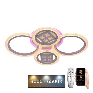 Candelabro integrado LED RGB com regulação LED/50W/230V 3000-6500K + controlo remoto