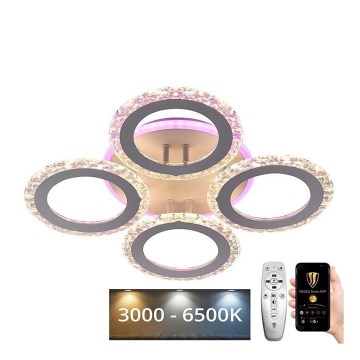 Candelabro integrado LED RGB com regulação LED/55W/230V 3000-6500K + controlo remoto