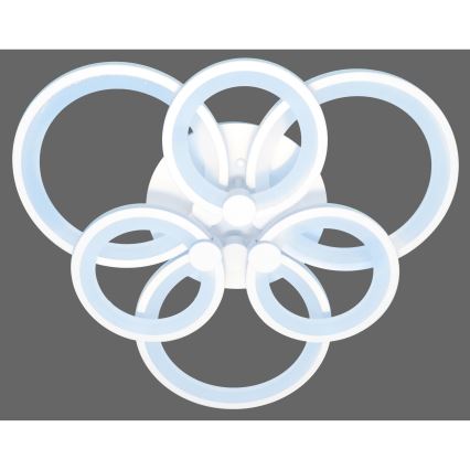 Candelabro integrado LED com regulação SIENA LED/72W/230V branco + controlo remoto
