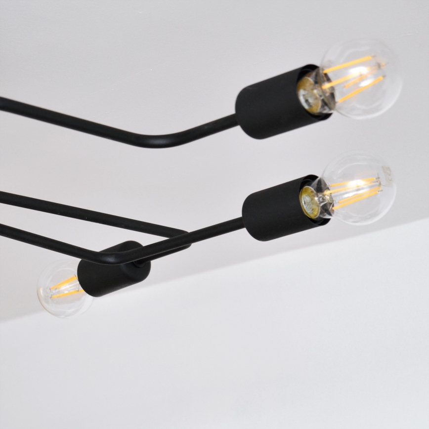 Candelabro integrado LED TUBE 6xE27/15W/230V