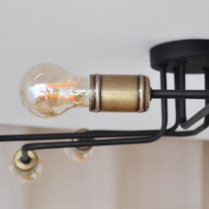 Candelabro integrado LED TUBE 6xE27/15W/230V