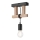 Candelabro integrado LEONIDAS 1xE27/60W/230V carvalho