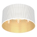 Candelabro integrado LOFT SHADE 3xE27/60W/230V branco/dourado