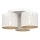 Candelabro integrado LOFT SHADE 3xE27/60W/230V branco/dourado