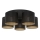 Candelabro integrado LOFT SHADE 5xE27/60W/230V preto/dourado