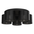 Candelabro integrado LOFT SHADE 5xE27/60W/230V preto