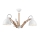 Candelabro integrado MARCELLO 3xE27/60W/230V faia - FSC certificado