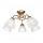 Candelabro integrado MIRANDA 1xE27/60W/230V dourado
