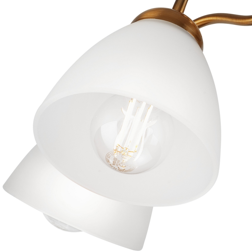 Candelabro integrado MIRANDA 1xE27/60W/230V dourado