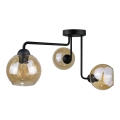 Candelabro integrado MONDE BLACK 3xE27/60W/230V