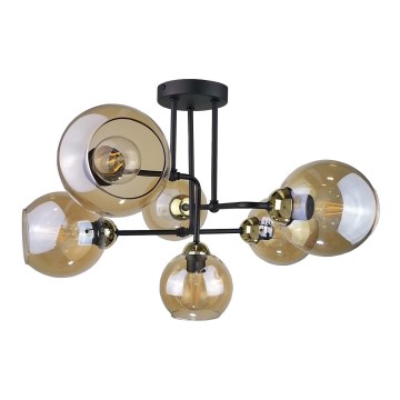 Candelabro integrado MONDE GOLD 6xE27/60W/230V