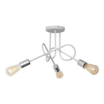 Candelabro integrado OXFORD 3xE27/15W/230V branco
