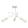 Candelabro integrado OXFORD 3xE27/15W/230V