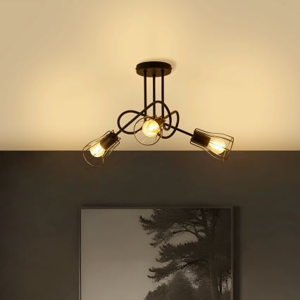Candelabro integrado OXFORD 3xE27/15W/230V