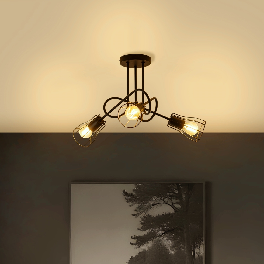 Candelabro integrado OXFORD 3xE27/15W/230V