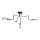 Candelabro integrado OXFORD 4xE27/15W/230V preto antigo