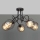 Candelabro integrado OXFORD 5xE27/15W/230V preto antigo
