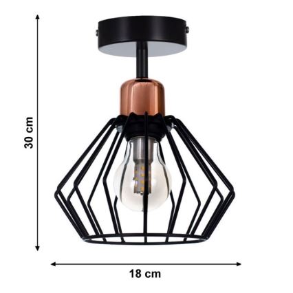 Candelabro integrado PORTO 1xE27/40W/230V