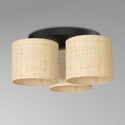 Candelabro integrado RATTAN 3xE27/60W/230V vime