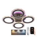 Candelabro integrado RGB LED com regulação LED/55W/230V 3000-6500K + controlo remoto