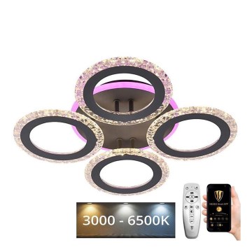 Candelabro integrado RGB LED com regulação LED/55W/230V 3000-6500K + controlo remoto
