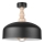 Candelabro integrado RINA 1xE27/15W/230V preto/faia
