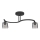 Candelabro integrado SANTOS 2xE27/15W/230V preto antigo