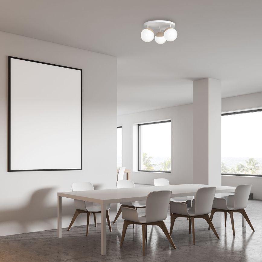 Candelabro integrado SFERA WOOD 3xE14/40W/230V
