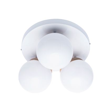 Candelabro integrado SFERA WOOD 3xE14/40W/230V