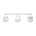 Candelabro integrado SFERA WOOD 3xE14/40W/230V