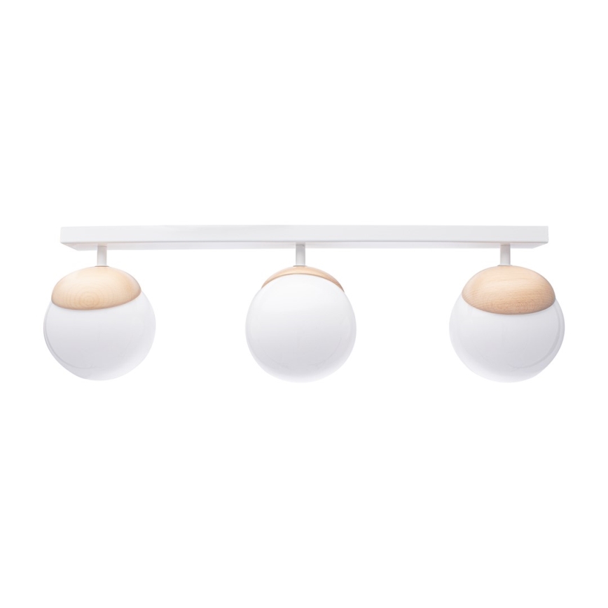 Candelabro integrado SFERA WOOD 3xE14/40W/230V