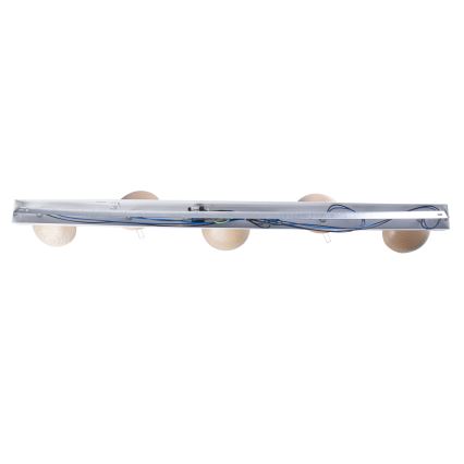 Candelabro integrado SFERA WOOD 5xE14/40W/230V
