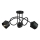 Candelabro integrado SIMPLY BLACK 3xE27/60W/230V