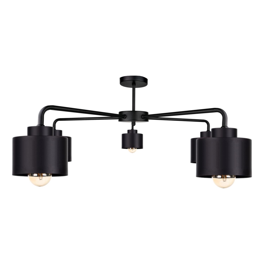 Candelabro integrado SIMPLY BLACK 5xE27/60W/230V
